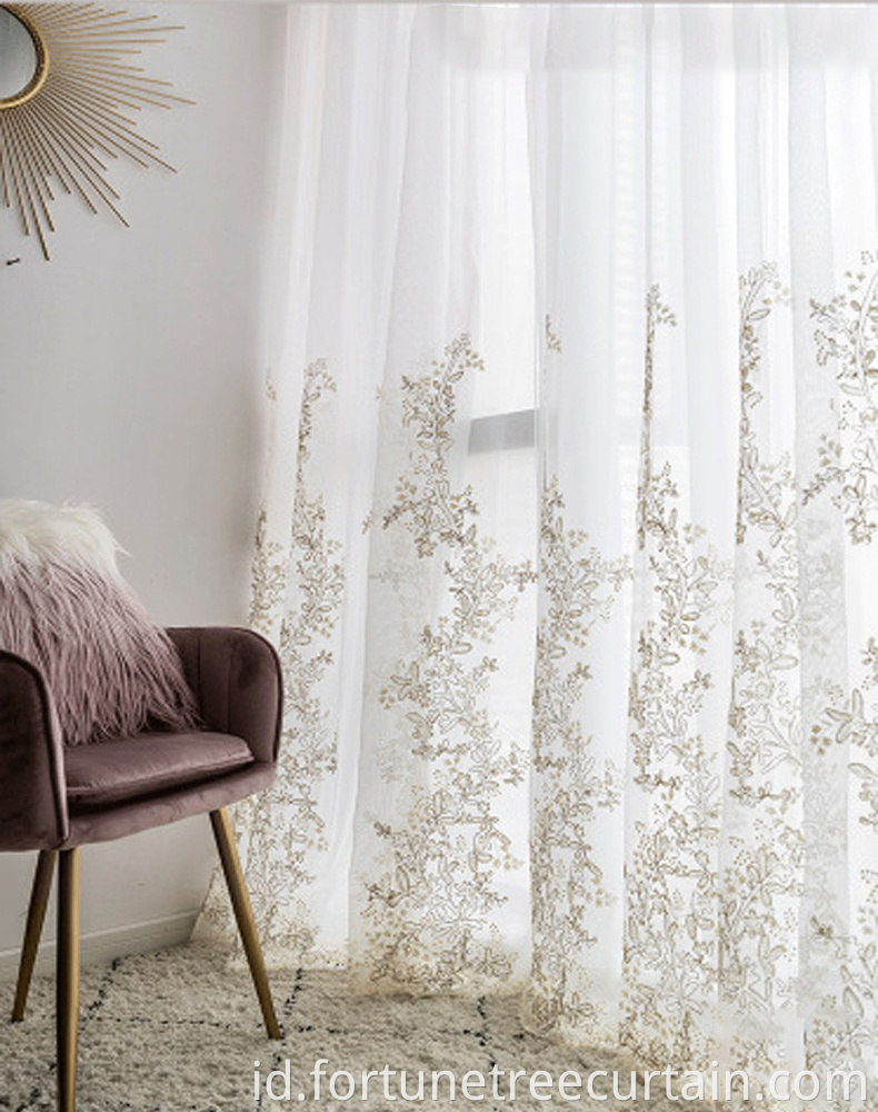 romantic aesthetic gauze curtain